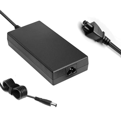SLRIOYS 180W charger connected to a WD15 dock for a 4K setup, stable power delivery