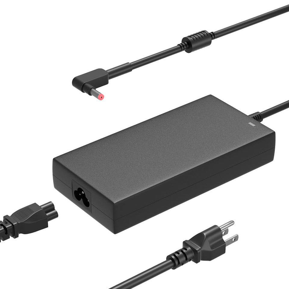 SLRIOYS 180W charger front view for Acer Nitro series, reliable power on demand.
