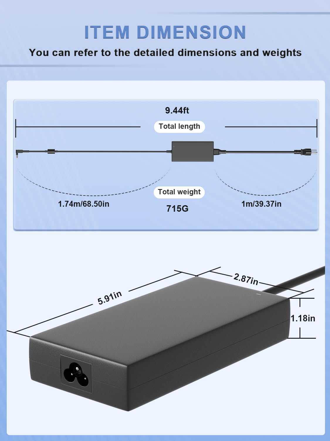 SLRIOYS compact Nitro V16 travel charger, lightweight and easy to pack.
