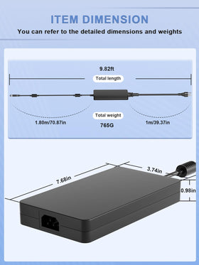 SLRIOYS full cable layout showing 3m total length benefit: flexible placement and reach