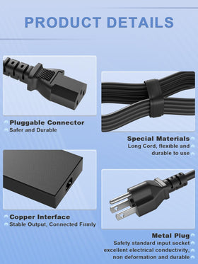 SLRIOYS 240W charger delivers smart fast charging for minimal downtime.
