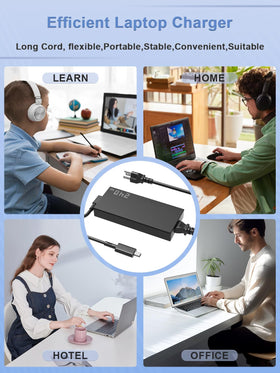 SLRIOYS 240W charger provides reliable power for high-performance ASUS notebooks.
