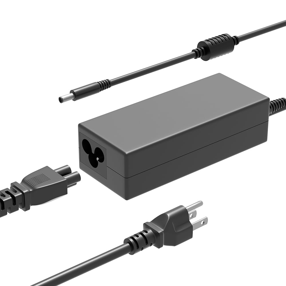 SLRIOYS 90W charger for Dell Inspiron with versatile compatibility for travel.