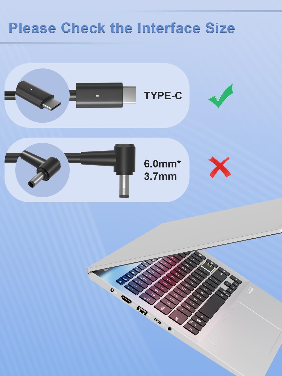 SLRIOYS 130W USB-C charger attached to a Dell laptop for on-the-go work.