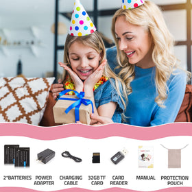 SLRNQJA child outdoors taking a photo showing durable travel-ready design