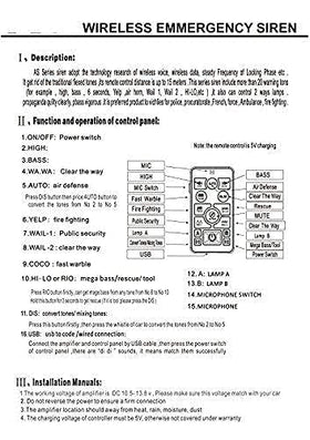 Emergency-use scenario with SmallFATW Police Siren signaling on the road
