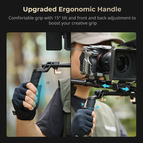 SmallRig Classic Shoulder Rig Kit features Arca quick-release top plate