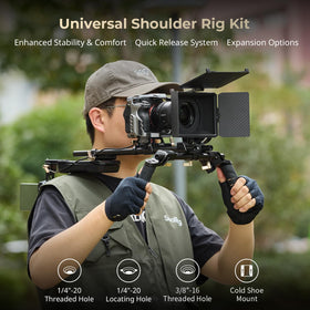 SmallRig Classic Shoulder Rig Kit emphasizes comfort during use