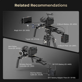 SmallRig Classic Shoulder Rig Kit is compact and lightweight