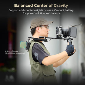 SmallRig Classic Shoulder Rig Kit enables quick switch between shoulder and tripod