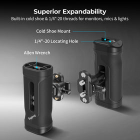 SmallRig handle magnetic hex key stored in base for fast tool access and on-set adjustments
