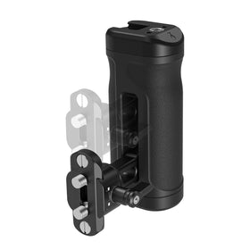 SmallRig NATO clamp close-up showing quick-release mechanism and secure attachment benefit