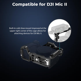 SmallRig HawkLock built-in Arca plate enables fast transitions between handheld, tripod, and gimbal.