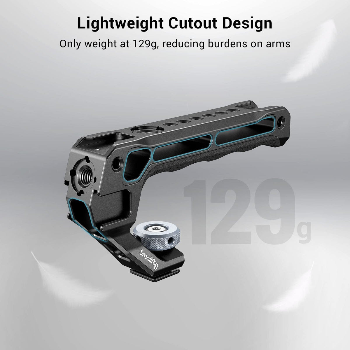 SmallRig 3764 top handle side profile with cold shoe layout for accessories