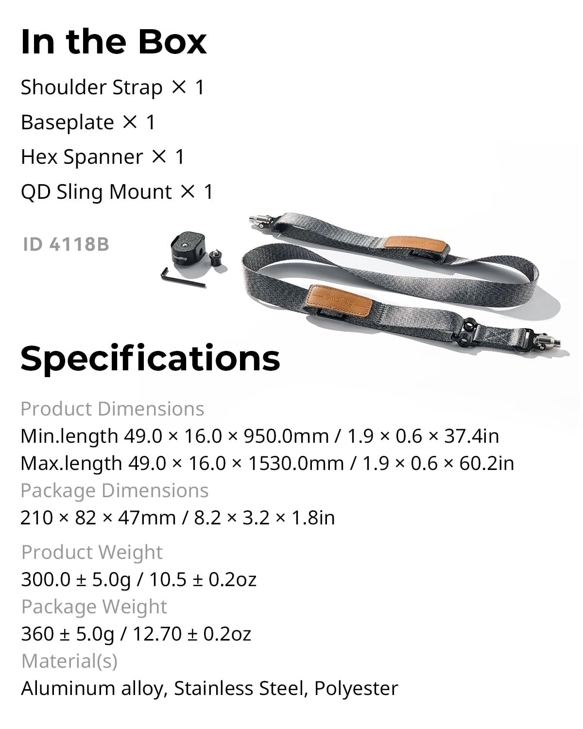SmallRig shoulder strap used on DJI RS4 Pro during shooting to show real-world use benefits