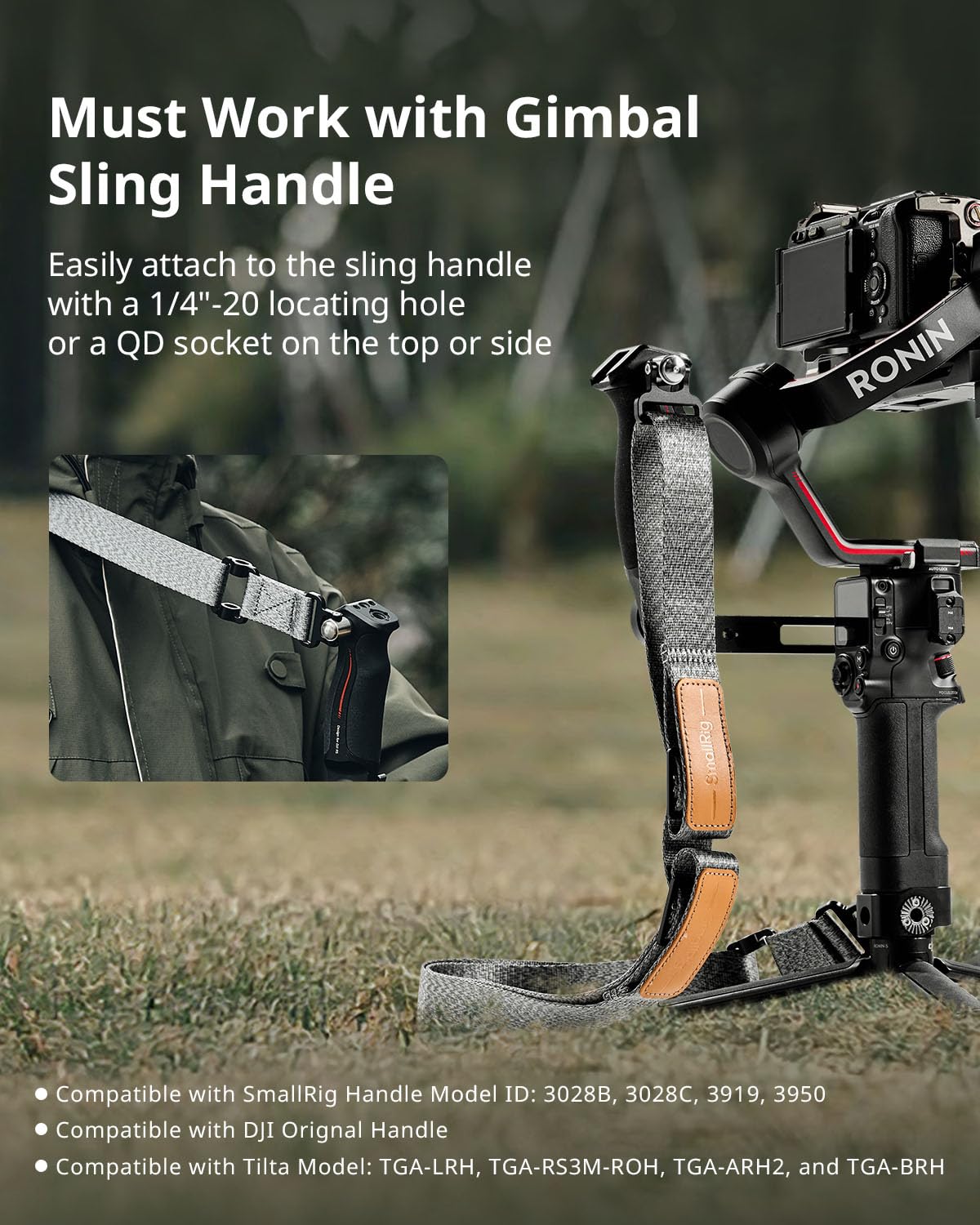 SmallRig upgraded QD quick-release buckle close-up demonstrating secure attachment strength