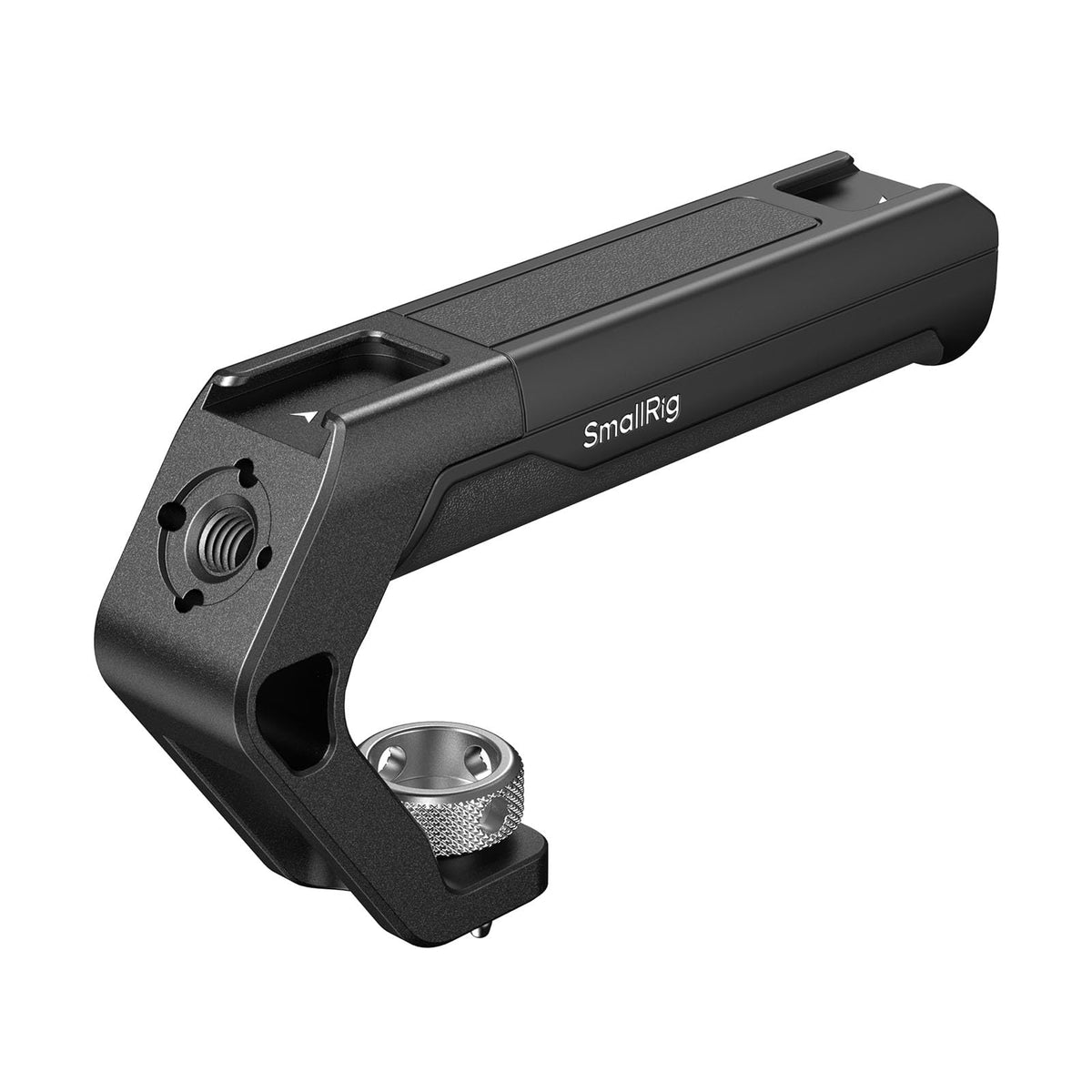 SmallRig top handle with ARRI locating pins for stable low-angle shots