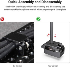 SmallRig MD2418 spring cover open, enabling easy cable insertion.