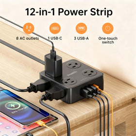 SmallRT 45-degree wall-mount design saves space behind furniture.