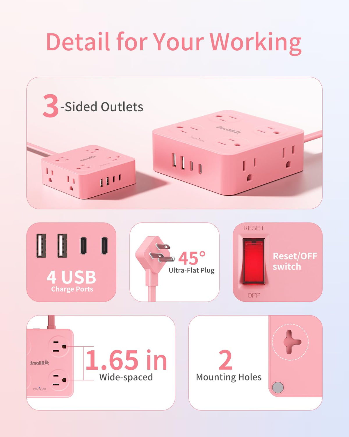 SmallRT compact travel-friendly size fits in luggage or bag.