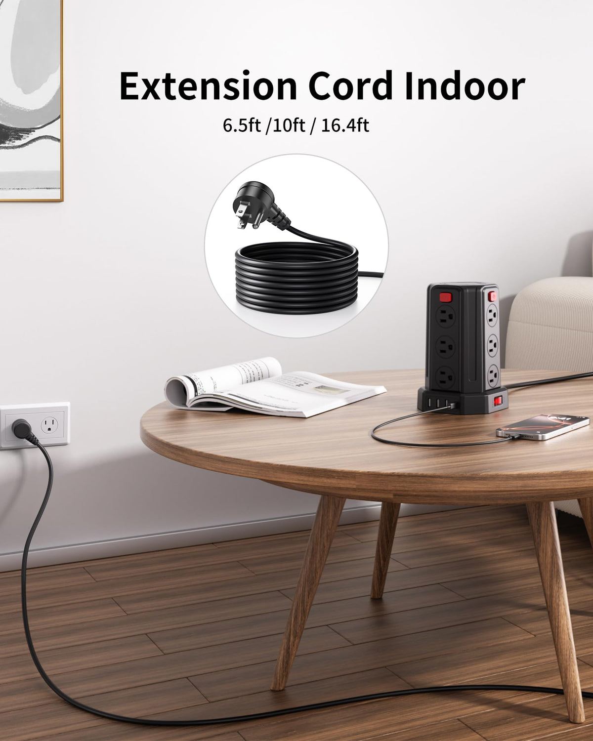 SMALLRT powering devices in a dorm room for compact, protected charging