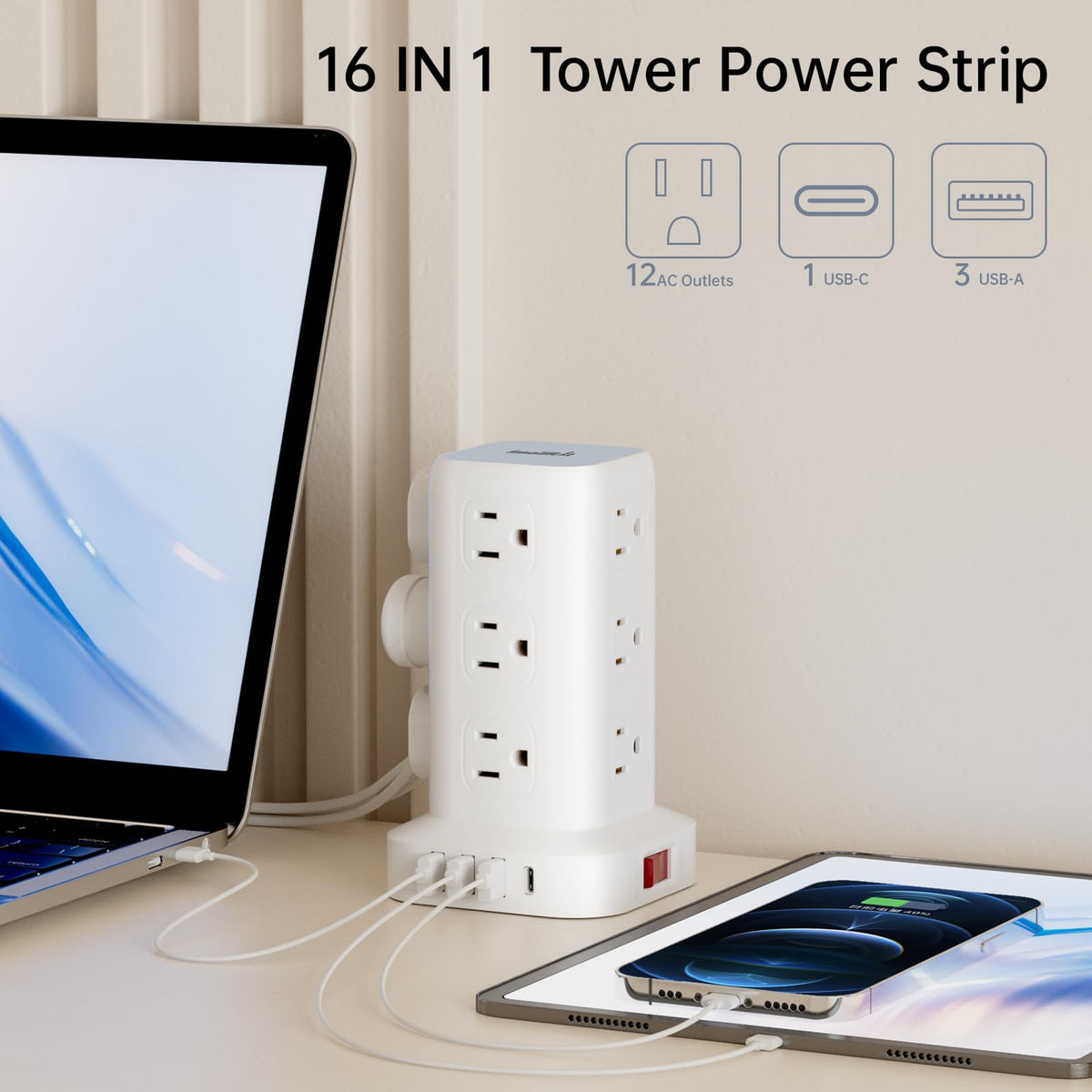 SMALLRT flat plug closeup with 45° angle that saves behind-furniture space