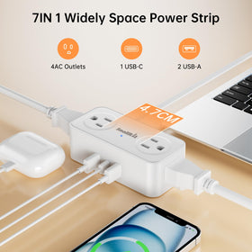SMALLRT flat plug wall-mount design enabling flush placement in tight spaces.