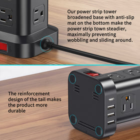SMALLRT on home desk setup showing multiple devices charged and tidy workspace benefit