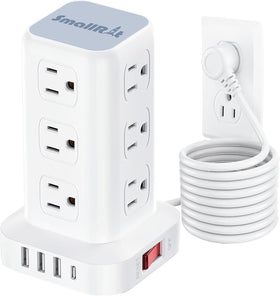 SMALLRT PD20W front view showing tower layout and tidy charging