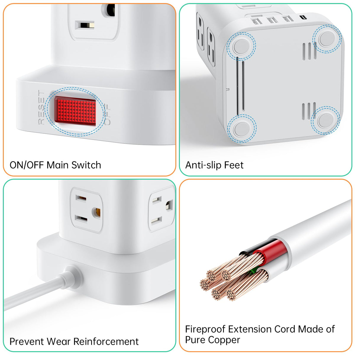SMALLRT PD20W height comparison next to a smartphone to show scale and outlet spacing