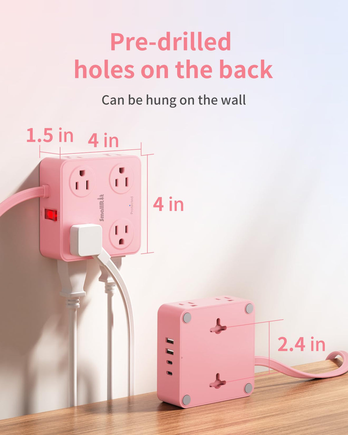 SmallRT pink colorway complements a modern home office.