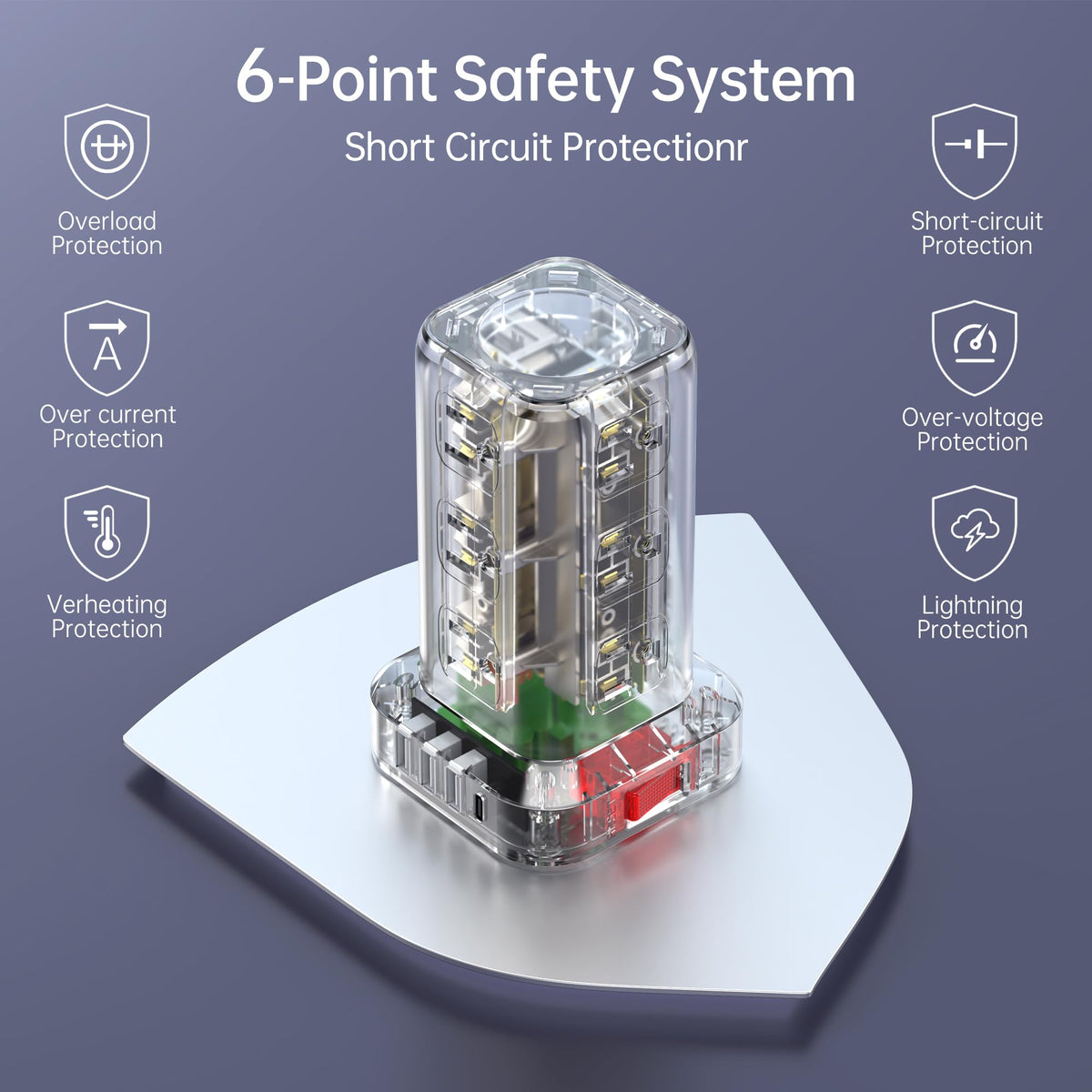 SMALLRT next to smartphone to show scale and compact space-saving design