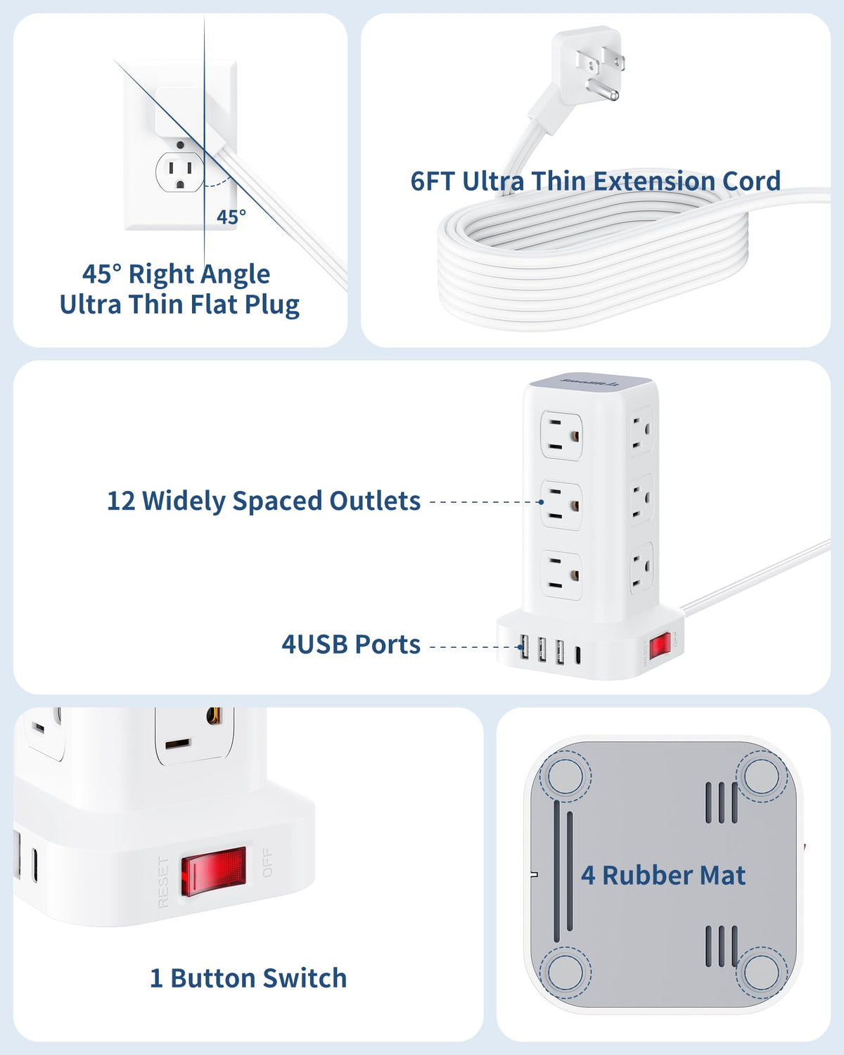 SMALLRT top USB panel closeup highlighting USB‑C fast charging benefit