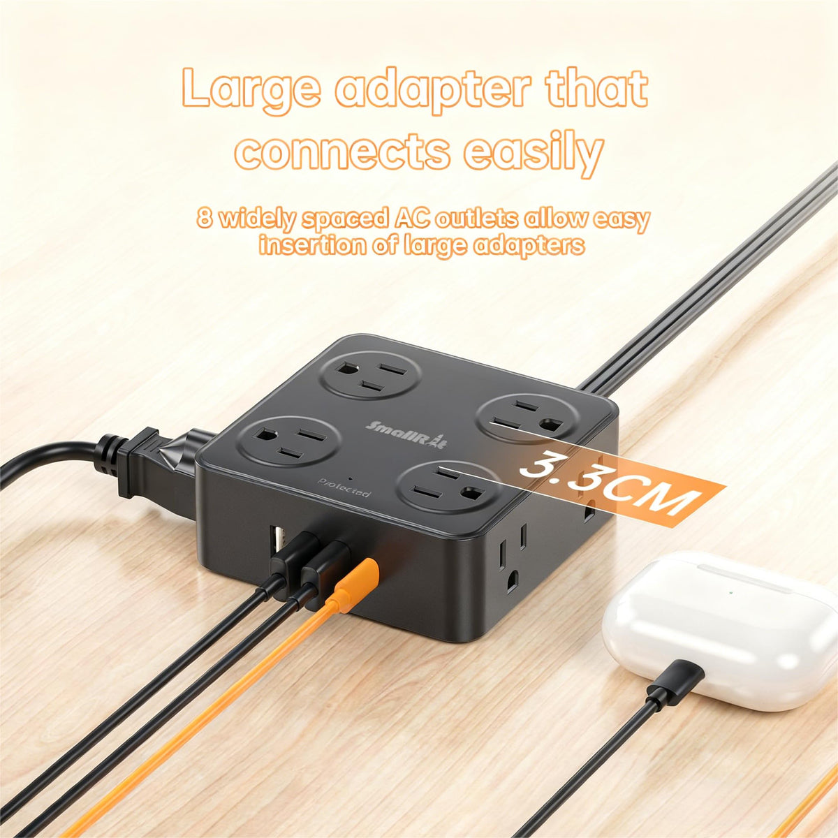 SmallRT travel-friendly lightweight design weighs 14 oz for on-the-go use.