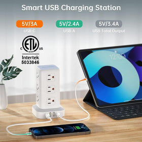 SmallRT USB-C fast-charge port enables smart device charging on demand.
