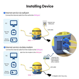 Davolink Minions Series gaming-ready setup with low latency