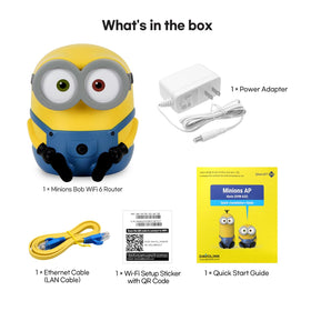 Smart Air Davolink Minions Series router back ports for wired connections