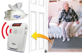 Smart Caregiver economy cordless fall monitor ready for home safety alerts