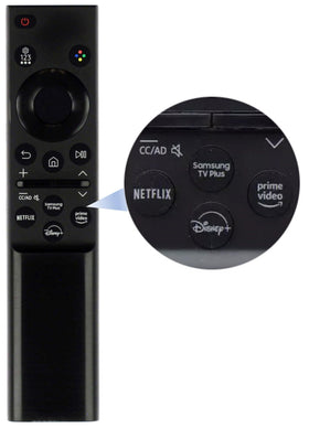 Smartby BN59-01457A front view showing full button layout and ergonomic shape for easy control