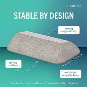 Smartish magnetic silicone collars displayed to show easy conversion and secure grip