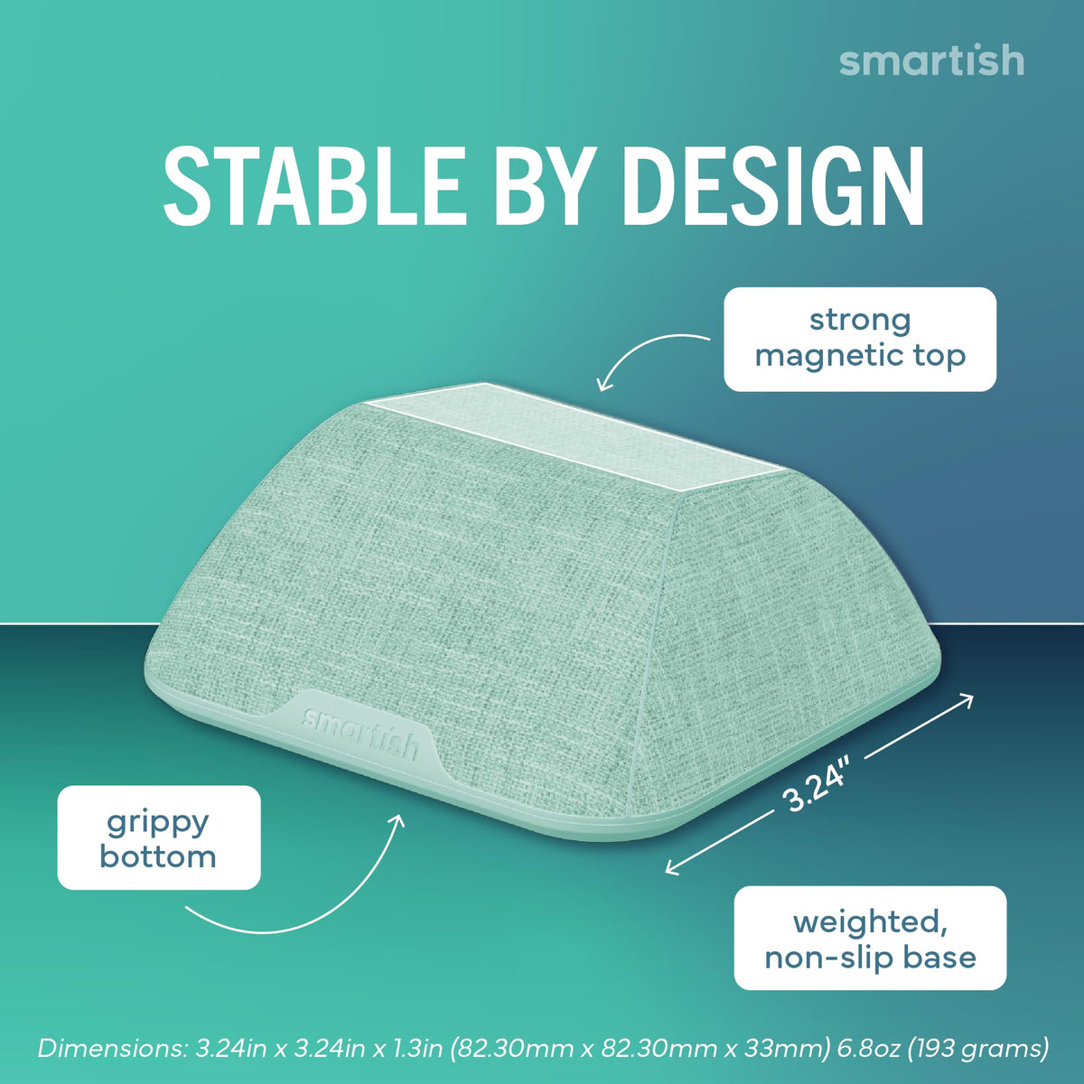 Smartish magnetic top detail holding a charger end securely