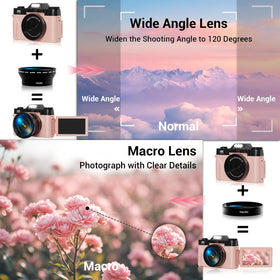 SMARTKLIK includes two batteries and 64GB card for uninterrupted shooting