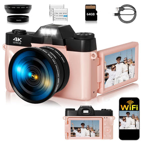 SMARTKLIK 4K camera front view for travel filming