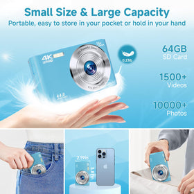 SMARTKLIK held in hand for scale emphasizing pocketable travel convenience
