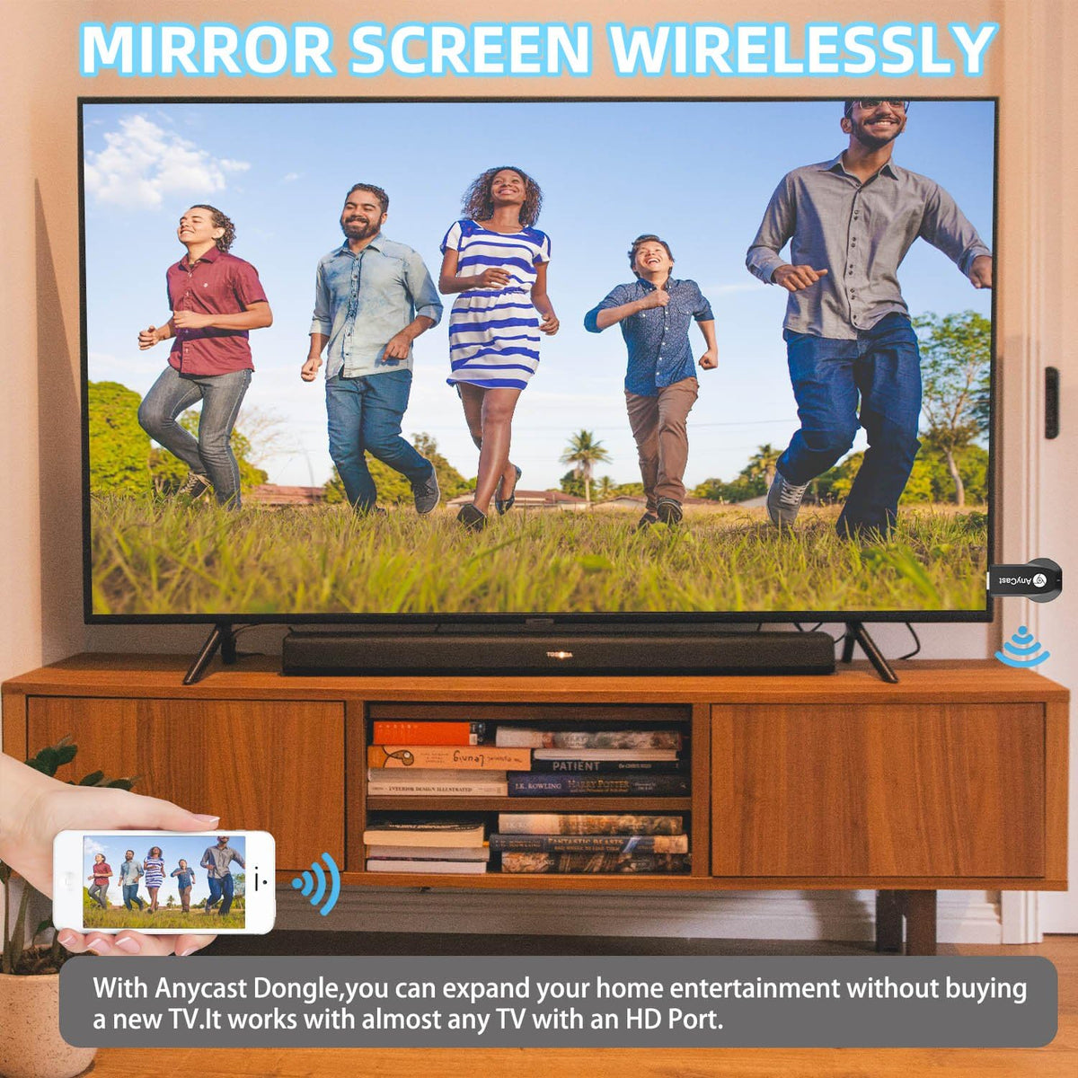 SmartSee Anycast AirPlay and Miracast switch for easy mode change