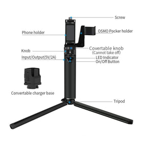 Smatree PowerStick battery extension enables longer Osmo Pocket use.