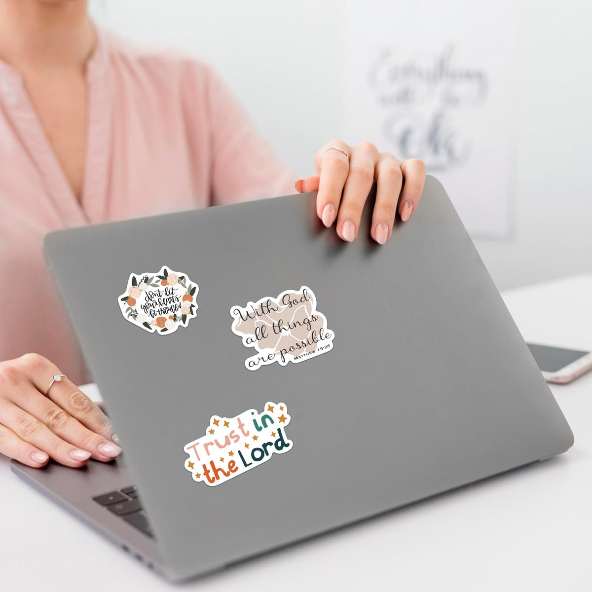 Smilelife stickers are perfect for decorating laptops and notebooks.