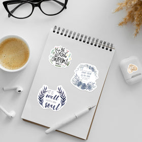 Smilelife Jesus design sticker decorates a laptop for personal expression