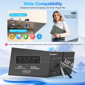 SMISEACOW back aluminum design emphasizes heat dissipation and durability