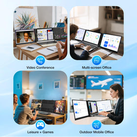 SMISEACOW reverse-charging feature helps power the host laptop when needed.